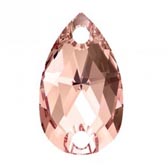 Varrható csepp alakú kő méret: 18x11mm - LIGHT PEACH (362)